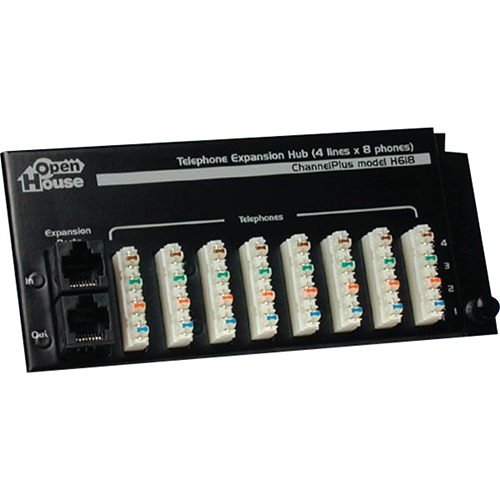 Linear H618 OpenHouse Telephone Expansion Hub, Lines 8, Includes RJ-45 Expansion Jack