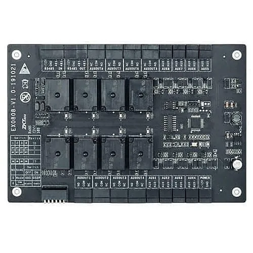 ZKTeco EX0808 OSDP Expansion Module, AUX Input, AUX Output