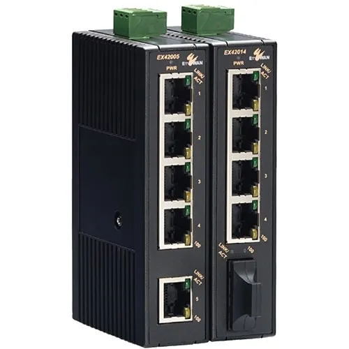 EtherWAN EX42005-00-1-A 5-Port 10/100BASE-TX Industrial Unmanaged Ethernet Switch