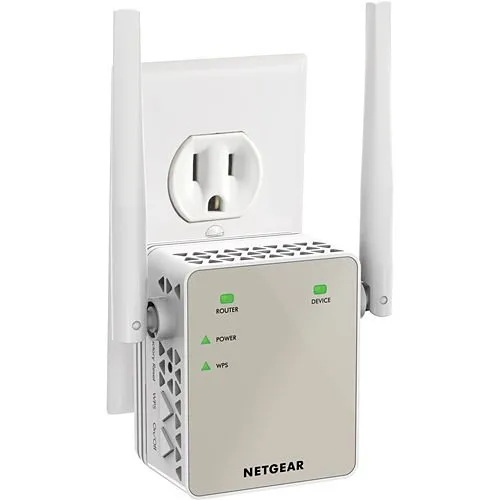 Netgear AC1200 Dual-Band Wall Plug Wi-Fi Range Extender, Essentials Edition