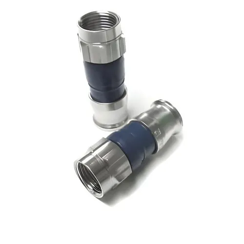 Belden EX6XLPLPLUS EX Universal Compression Connector, SignalTight Continuity Technology, Extended Body, Plenum Cable