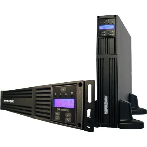Minuteman EXR1500RTHV EXR Line Interactive UPS, 1.5KVA/1350W, 2U RACK