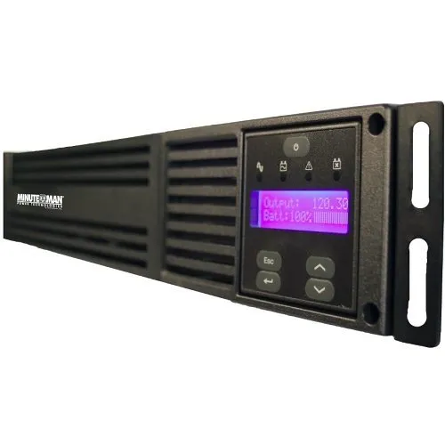 Minuteman EXR3000RT2U EXR Series Line Interactive UPS, 3KVA/2700W, 2U RMS