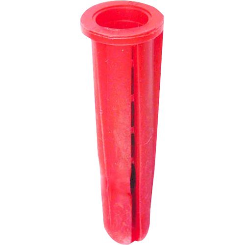 Dottie 22 #8-#10-#12 Red Conical Plastic Anchor, 100-Pack