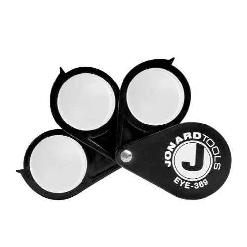 Jonard Tools EYE-369 Fiber Optic Eyeloop, x3 / x6 / x9 Magnification