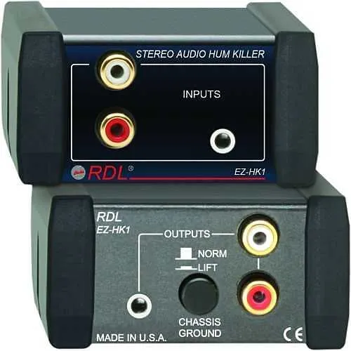 RDL EZ-HK1 Stereo Audio Hum Killer