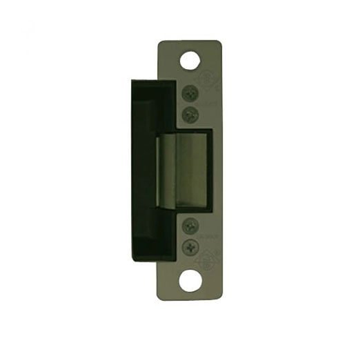 Adams Rite 7100-317-313-00 7100 Electric Strike, Flat Faceplate, 12VDC, Monitored, Fail Safe with 1-1/16" Lip Dark Bronze Anodized