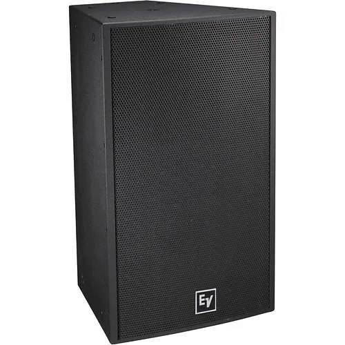 Electro-Voice EVF-1152D/66-FGB 15" Single 2-Way Full-Range Loudspeaker System, 60° x 60°, Weather Resistant, Fiberglass, Black