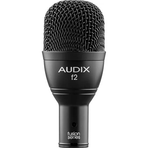 Audix F2 Fusion Affordable Dynamic High Performance Instrument Microphone, Black