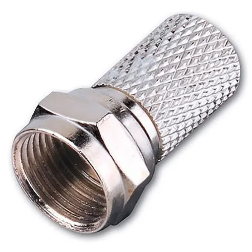 Vanco F56TX Connector F RG6 Twist On Nickel