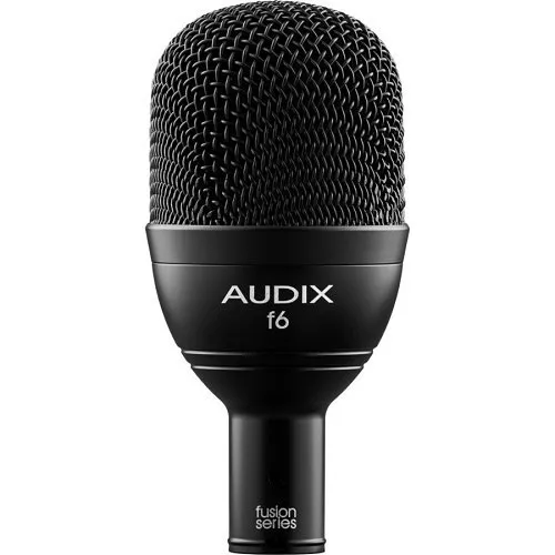 Audix F6 Fusion Affordable Dynamic Bass and Kick Drum Instrument Microphone, Black