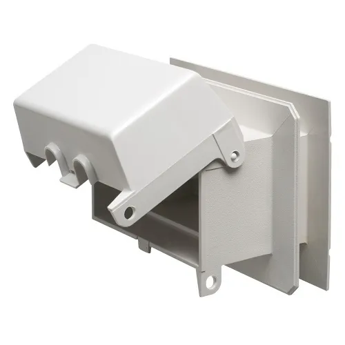 Arlington F8091H Weatherproof Outlet Box, 1-Gang, White