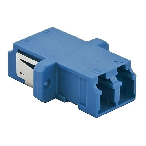 Hubbell FANLCDSS6B Fiber Optic Cable Connector, LC Duplex Scramjet, Pack of 6, Blue