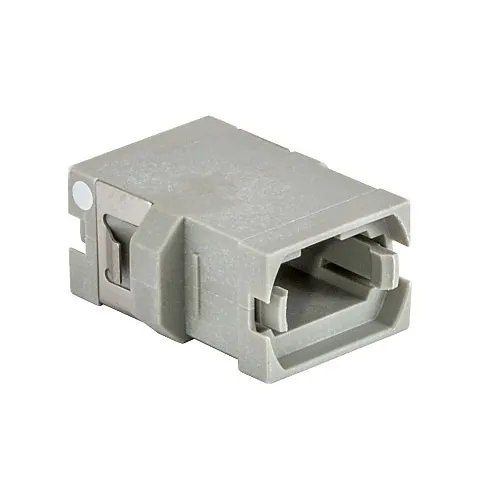 Hubbell FANMTPRPGY Fiber Adapter, MPO, Snap-Fit, 6-Pack, Gray