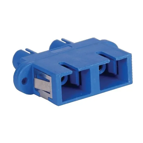 Hubbell FANSTSCDSC6 Fiber Optic Cable Connector, ST-SC Duplex, Zirconia Sleeve, Snap-In Package of 6