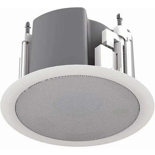 AtlasIED FAP33T-W 3" Full Range In-Ceiling Speaker with 16W 70V, 100V Transformer, Ported Enclosure and Safety First Mounting