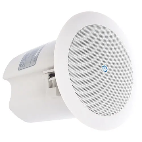 AtlasIED FAP40T 4" In-Ceiling Speaker with 16W 70V, 100V Transformer and Ported Enclosure