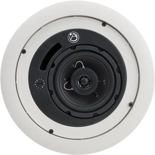 AtlasIED FAP42TC 4" Shallow Mount Coaxial In-Ceiling Speaker with 16W 70V, 100V Transformer