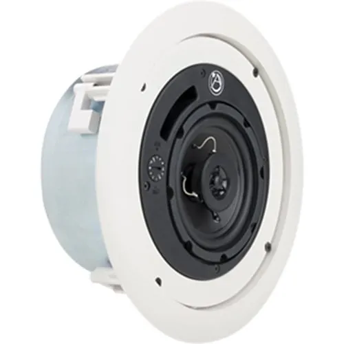 AtlasIED FAP42TC 4" Shallow Mount Coaxial In-Ceiling Speaker with 16W 70V, 100V Transformer