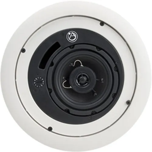 AtlasIED FAP42TC 4" Shallow Mount Coaxial In-Ceiling Speaker with 16W 70V, 100V Transformer