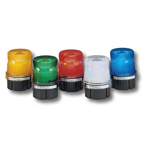 Federal Signal FB24ST-024A FB24ST Series Fireball Supervised Strobe Warning Light, 24VDC, 4-Wire, In-Rush Limited, Amber