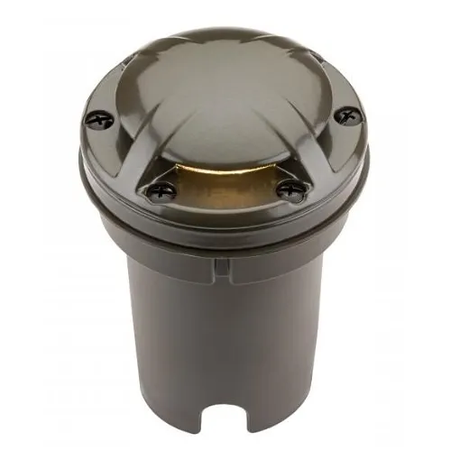 FX Luminaire FC-ZD-3LED-GW180-BZ Terra Collection Series LED In-Grade Light, Zone / Dim with Luxor, Ground Wash 90° Faceplate, 4W / 4.4VA, Bronze Metallic