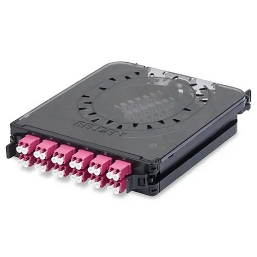 Belden FC4X12LDFS FX ECX Cassette OM4 12-Port LC Duplex with 250μm Pigtails, Erika Violet