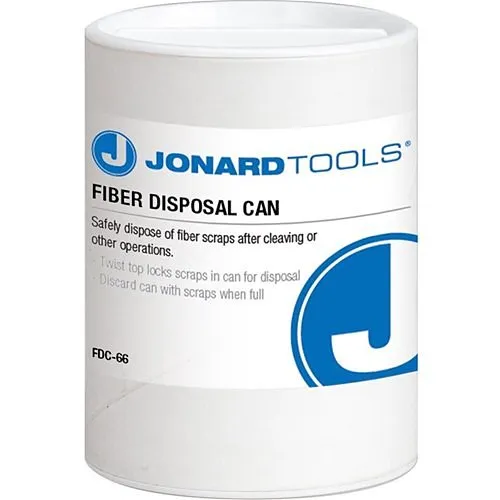 Jonard Tools FDC-66 Fiber Scraps Disposal CAN