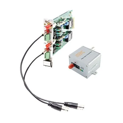 KBC Networks FDVA1-DB1-M1T-MSA 1-Channel 8-bit Point-to-Point Video Transmission with Bi-Directional Data, Multi-Mode Transmitter