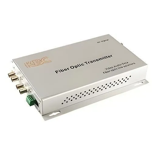 KBC Networks FDVA4-DB1-M1T-WSA 1-Channel Analogue Video with Multi-Protocol Bi-Directional Data Transmitter, Compact, ST Connector
