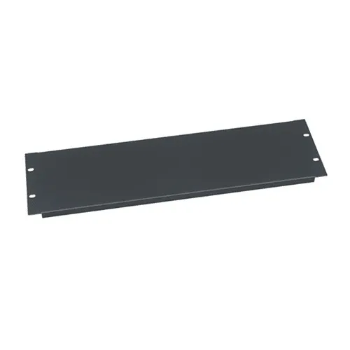 Middle Atlantic FEB2 2U RMS Blank Rack Panel, Flat, Steel, Black Powder Coat