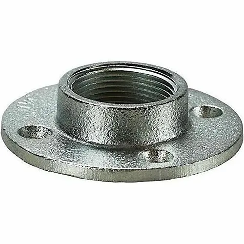 Dottie FF125 Conduit Adapter, 1-1/4" Malleable Iron Floor Flange