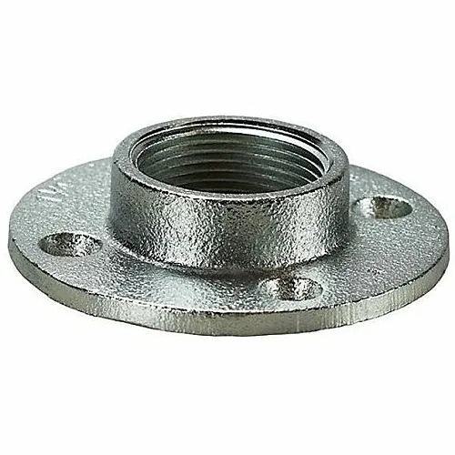 Dottie FF50 Conduit Adapter, 1/2" Malleable Iron Floor Flange
