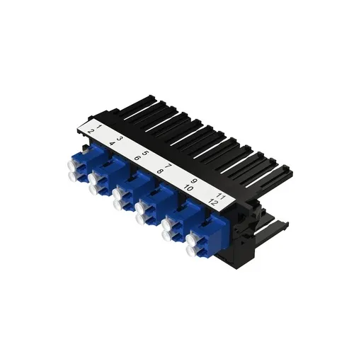 Belden FFSU06LD FXU Frame OS2 Adapter Frame, 6-Port LC Duplex, Blue