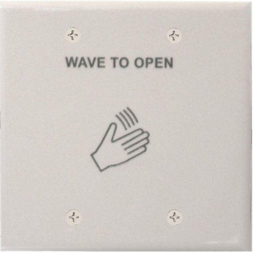 RCI 913 Microwave Motion Switch with Single and Double Gang Plate, Black