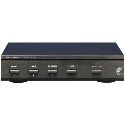 Niles SS-4 Standard Speaker Selector for Pairs of Speakers, Black