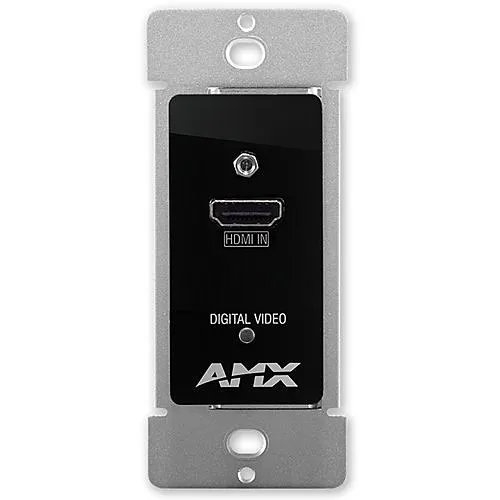AMX FG1010-330-BLFX AMX DX-TX-DWP-4K DXLink 4K HDMI Decor Style Wall plate Transmitters, Black