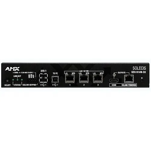 AMX FG1010-355 AMX SDX-514M-DX Solecis 5x1 4K Multi-Format Digital Switcher with DXLink Output