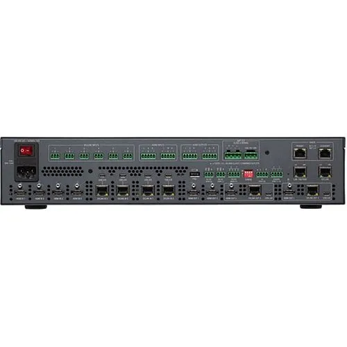 AMX DVX-3266-4K 8x4+2 4K60 4:4:4 All-In-One Presentation Switcher, 4 HDMI Inputs and 4 DXLink 4K60 Inputs