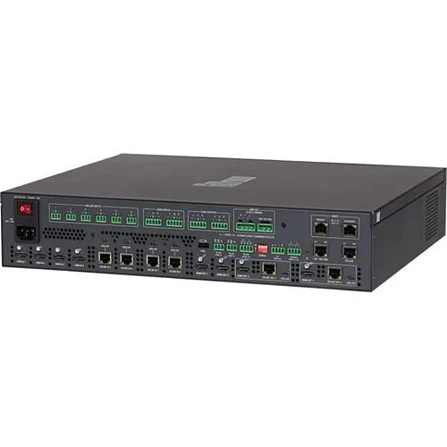 AMX DVX-3266-4K 8x4+2 4K60 4:4:4 All-In-One Presentation Switcher, 4 HDMI Inputs and 4 DXLink 4K60 Inputs