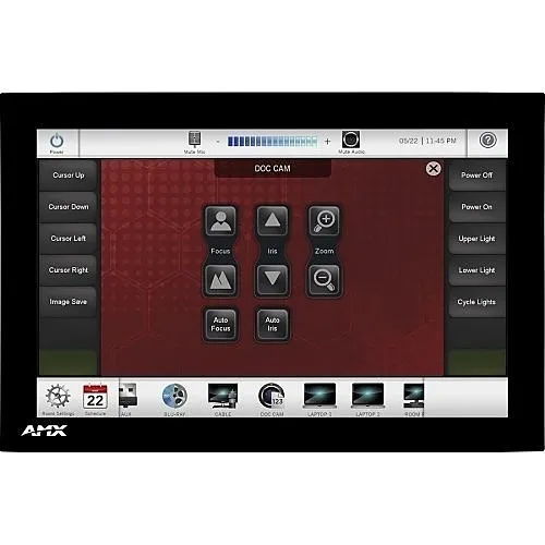 AMX FG2265-31 Modero Series Wall Mount Touch Panel, 10.1"