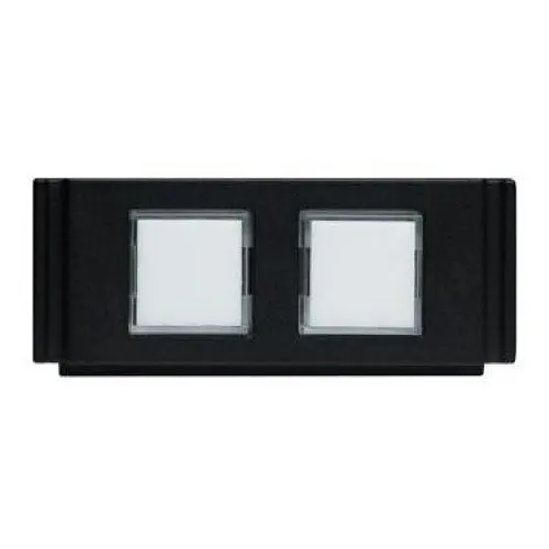 AMX FG554-02 2-Button Keypad Module for HydraPort, Black Finish