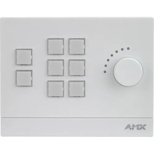 AMX FG5793-08L-W MKP-108 Button Massio Keypad with Key Fob