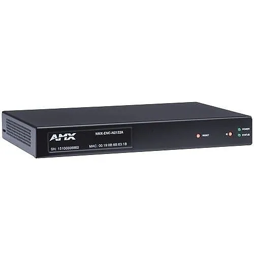 AMX FGN2122A-SA AMX NMX-ENC-N2122A N2000 Series Video Encoder with Ultra-Low Latency 1080p 60 Hz, Cinema Grade, PoE, HDMI, AES67 Support