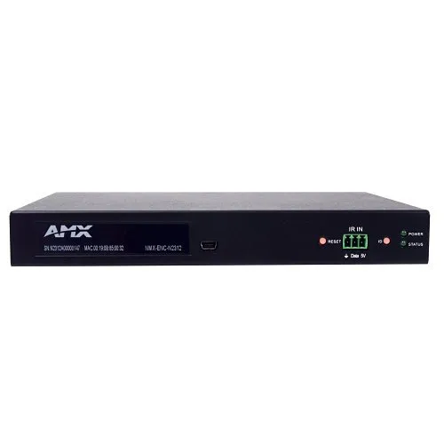 AMX FGN2312-SA AMX NMX-ENC-N2312 N2300 Series 4K UHD Video over IP Stand Alone Encoder with KVM, PoE