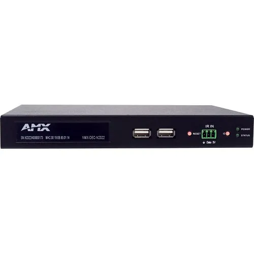 AMX FGN2322-SA AMX NMX-DEC-N2322 N2300 Series N2322 4K Decoder, Stand Alone