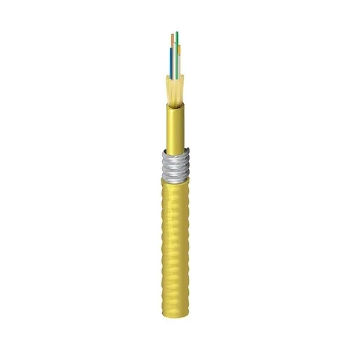 Belden FISD006A9 Indoor 6-Fiber Distribution Tight Buffer Cable, Plenum, OFCP, OS2, Yellow