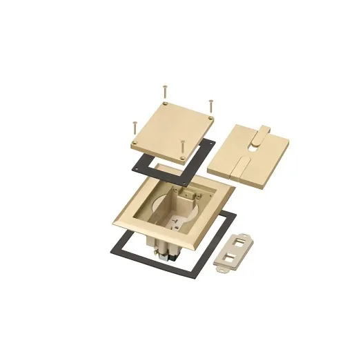 Arlington FLBC8518MB Brass Floor Box