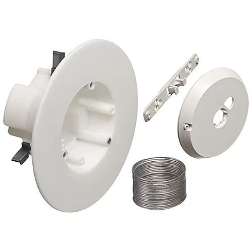 Arlington FLC430 Cam-Box Kit for Installing Security Camera on Suspended Ceiling, Non-Metallic, White