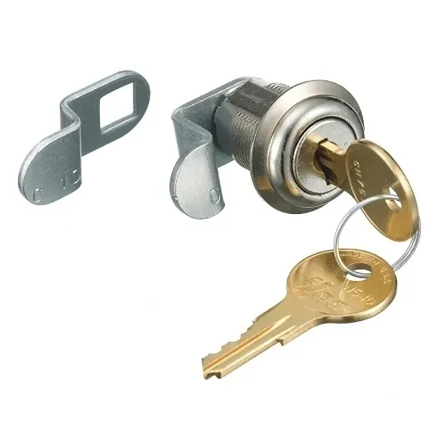 Hubbell FLOCK1 Lock Kit with (2) Keys, Chromed Steel